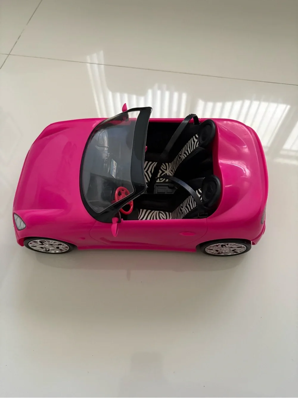 BARBIE Pink Convertible Toy Car Early 2000s